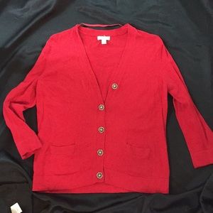 Red Charter Club Cardigans